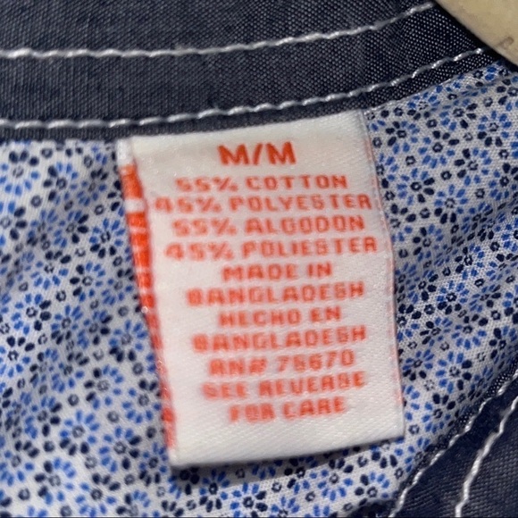 Michael Brandon Short Sleeve Button Front Shirt - Picture 4 of 5